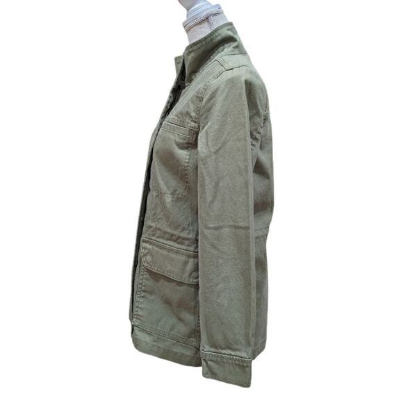 NWOT Madewell Military-Inspired Canvas Dispatch Jacket A1068 Size XS ARMY Green - Picture 5 of 12